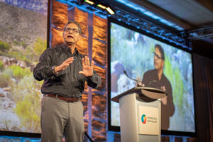 Safwan Shah speaking at the Conscious Capitalism Conference in 2019